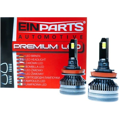 EINPARTS EPLH136 LED autožiarovky H11 45W 6000K 12/24V