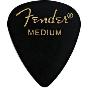 Fender 351 Shape Classic Celluloid M Black Перце за китара (1980351306KUS)