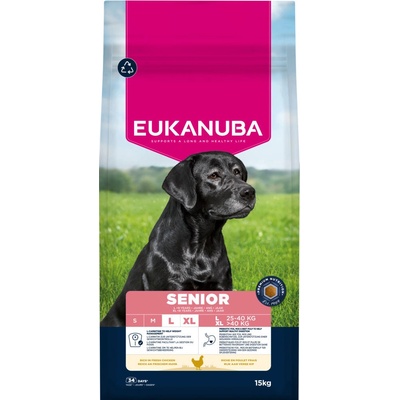 Eukanuba Premium Nutrition Senior Large & Giant Breed Chicken 2 x 15 kg