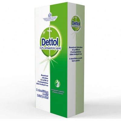 DETTOL 0,2 % ANTISEPTICKÝ SPREJ DRM 0,2% DRM SPR SOL 1X100ML