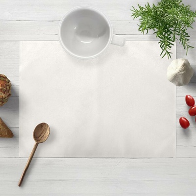 Biante Sametové prostírání Velvet Premium SVP-024 Krémově bílé 35x45cm