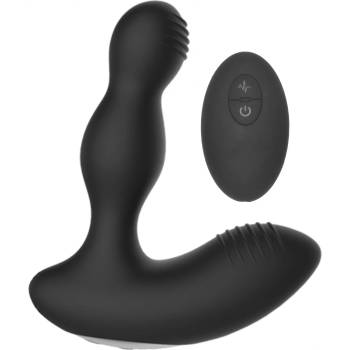 ElectroShock Remote Controlled E-Stim & Vibrating Prostate Massager Black