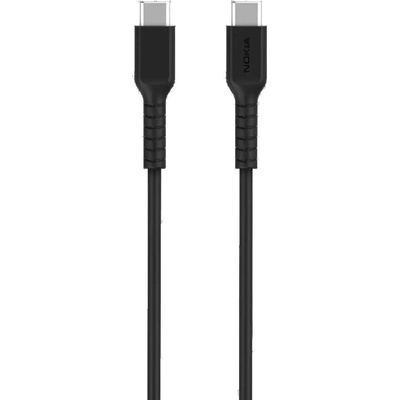 Nokia Кабел Nokia 8P00000217, от USB C(м) към USB C(м), 1.2m, черен (8P00000217)