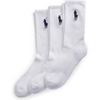 Ralph Lauren Чорапи Polo Ralph Lauren Men's 3 Pack Crew Socks - White