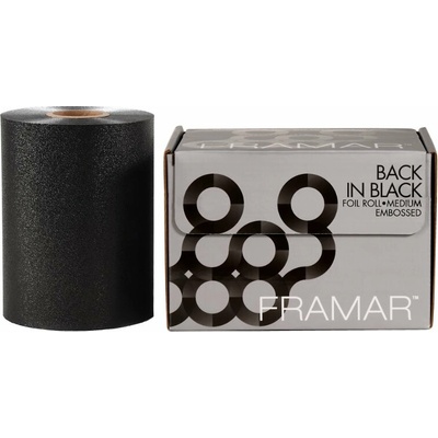 Framar Texturovaná fólie černá BACK IN BLACK role 97 m