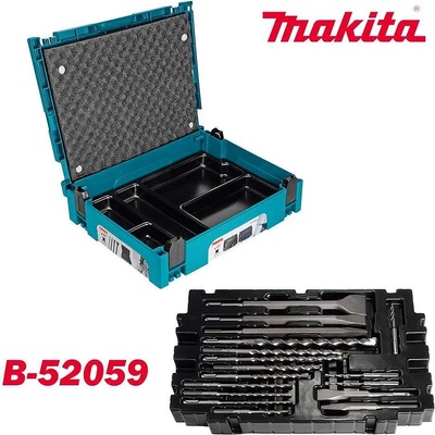 Makita К-т свредла и длета-секачи 17 части в куфар Makpac, Makita B-52059 (B-52059)
