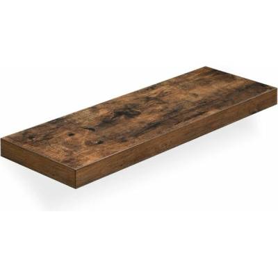 Vasagle polica na stenu rustikálna hnedá 60 × 20 × 3,8 cm SG106397