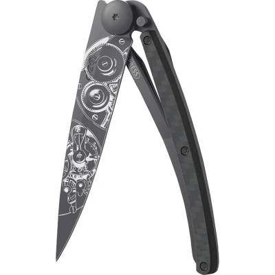 Deejo 1GC010 Tattoo BLACK CARBON Ultraľahký so rúčkou z karbónu a tetovaním