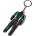 Sparco Racing Suit Keychain - Black (Black / Blue)