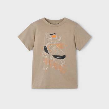 MAYORAL Тениска къс ръкав glow in the dark ролери в пустинен цвят за мини момче Майорал