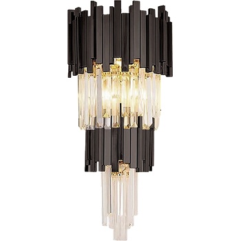 ELMARK Percy АПЛИК 3xe14 ЧЕРНО/КРИСТАЛИ (955percy3w/bl)