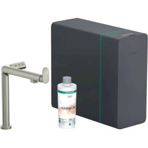 Hansgrohe Aquittura Select M91 SodaSystem 240 комплект за смесител, матиран хром, с 1 струя 76837800 (76837800)