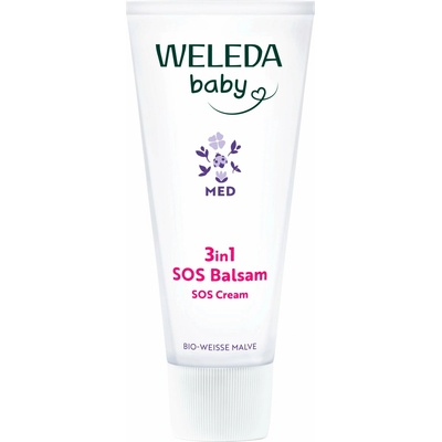 Weleda SOS balzam s bielym slezom 3v1 baby MED 50 ml