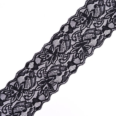 Takoy Elastická krajka 8 cm čierna