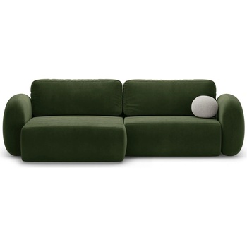 Cosmopolitan Design Зелен кадифен сгъваем/с място за съхранение ъглов диван Tonale - Cosmopolitan Design (COS_CORF_121_F1_TONALE3)