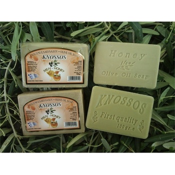 Knossos Olivové tuhé mydlo Med 100 g
