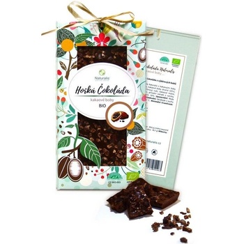 Naturalis Bio horká s kakaovými boby 80 g