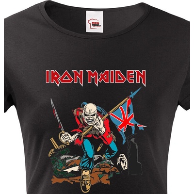 Dámské tričko Iron Maiden Černá – Zboží Dáma