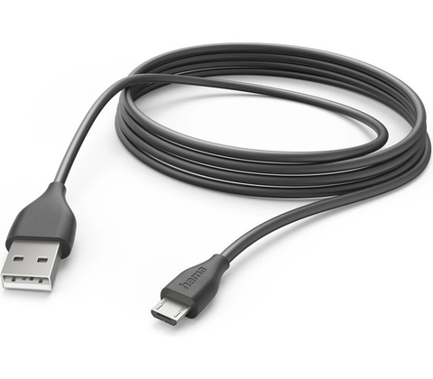 Hama 201588 micro USB, 3m, černý