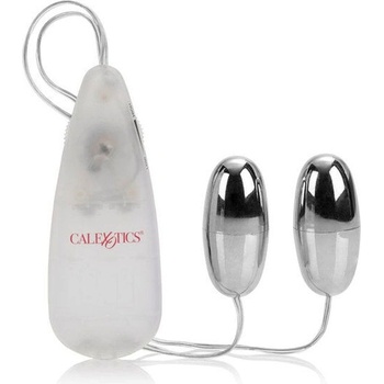 Image 1 of CalExotics Сребристи компактни вибро яйца California Exotics Duo