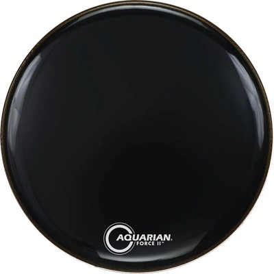 Aquarian FR20BK Force II 20" Black Кожа за барабани резонансна (FR20BK)