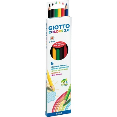 GIOTTO Colors 3.0 Комплект цветни моливи Смес 6 бр (F276800)