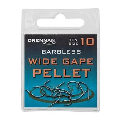 DRENNAN BARBLESS WIDE GAPE PELETY Bronz bez protihrotu veľ.12 10 ks