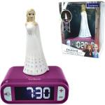 Lexibook - Disney Frozen 2 Alarm Clock with Night Light and Ringtones Disney Frozen 2 Digital Alarm Clock for Children with Night Light Snooze, Children's Clock, Luminous ELSA, Blue Color - RL800FZLXB (RL800FZ