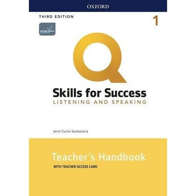 Q Skills for Success 1 Listening & Speaking Teacher´s Handbook with Teacher´s Access Card, 3rd