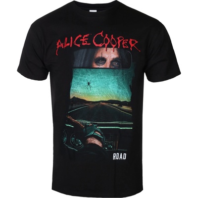 ROCK OFF мъжка тениска Alice Cooper - Road Cover Tracklist - ROCK OFF - ACTEE28MB