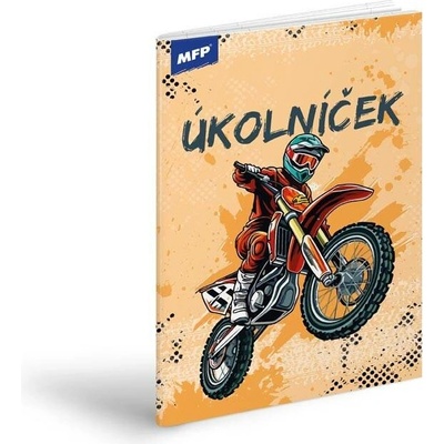 UNIPAP úkolníček A5 Motorka