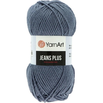YarnArt Jeans Plus 68 modrá šedá