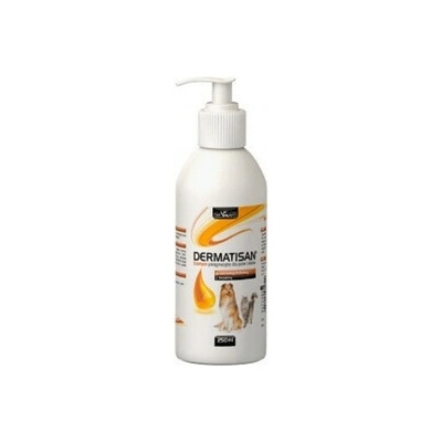 VET-AGRO Dermatisan Šampón pre zvieratá náchylné na seboreu s bio-sírou 250 ml
