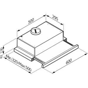 Pyramis Абсорбатор PYRAMIS, POWER SLIM ecoline (POWER SLIM ecoline)