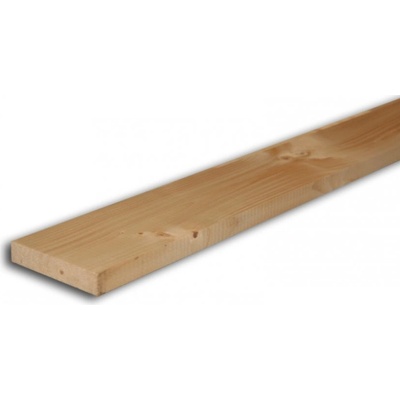 Hoblované prkno BC 25 x 225 x 5000 mm - KB smrkové, sušené, opracované