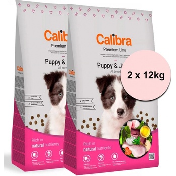 Calibra Dog Premium Line Puppy & Junior new 2 x 12 kg