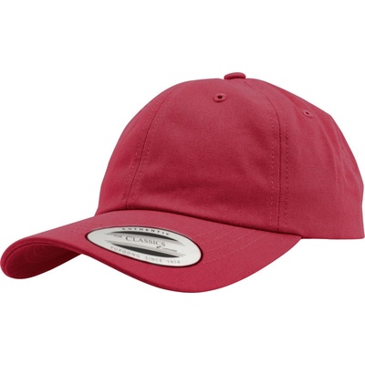Flexfit Flexfit 6245CM bavlněná keprová 6 panelová COT556245n7299-cranberry Brusinková