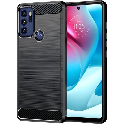 Motorola Carbon Shield TPU калъф за Motorola Moto G60S - Черен KP22080