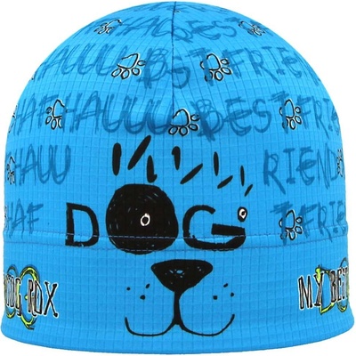 RDX čepice zima F916P dog modrá