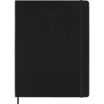 Moleskine Germany Moleskine 12 Monate Pro Wochen Notizkalender 2026, Pro XL, 1 Wo = 2 Seiten, vertikal, Spalten für Notizen, fester Einband, Schwarz