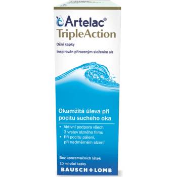 Bausch & Lomb oční kapky Artelac TripleAction 10 ml