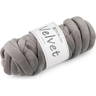 Příze Marshmallow silná Velvet 500 g Varianta: 18 (043) šedá střední, Balení: 1 ks 57859/147361/282438