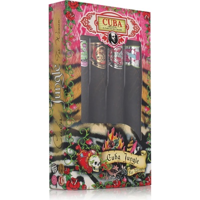 Cuba Jungle Подаръчен комплект EDP Tiger 35 ml + EDP Snake 35 ml + EDP Zebra 35 ml + EDP Heartbreake