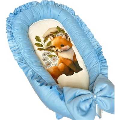 Niki' s Dreams Бебешко гнездо от памучен сатен Лисиче (141002-0)