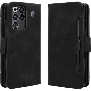 ZTE Кожен калъф Портфейл за ZTE nubia RedMagic 11 Pro 5G / 11 Pro+ 5G- Магнитен клипс, Държач за карти и Стойка, вкл. Протектор, 5 Цвята