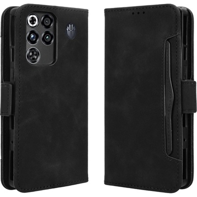 ZTE Кожен калъф Портфейл за ZTE nubia RedMagic 11 Pro 5G / 11 Pro+ 5G- Магнитен клипс, Държач за карти и Стойка, вкл. Протектор, 5 Цвята