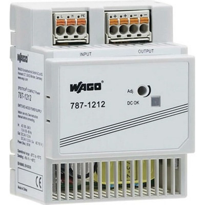 WAGO 787-1212 síťový zdroj na DIN lištu 24 V 2.5 A 60 W Počet výstupů:1 x Obsah 1 ks