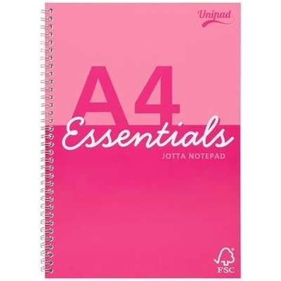 Pukka Pad Špirálový zošit A4 linajkový Unipad Essentials Jotta mix