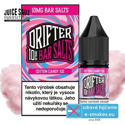 Juice Sauz Drifter Bar Salts Cotton Candy Ice 10 ml 10 mg