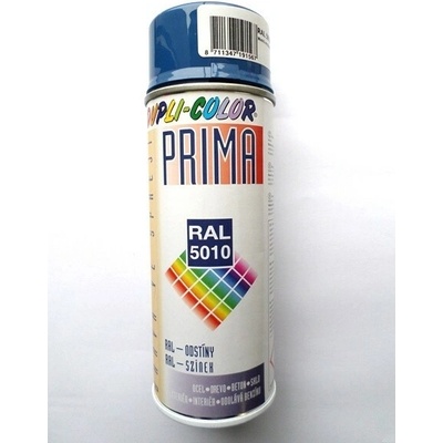 PRIMA Univerzálny korekčný sprej RAL 5010 enziánová modrá - lesklá 400 ml